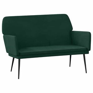 vidaXL b&aelig;nk 108x79x79 cm fl&oslash;jl m&oslash;rkegr&oslash;n