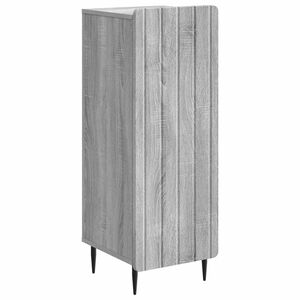 vidaXL Sideboard Gr&aring; sonoma-eg 34,5 x 33 x 92 cm Konstrueret tr&aelig;