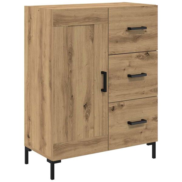 vidaXL Sideboard artisan eg 69.5 x 34 x 90 cm Konstrueret tr&aelig;