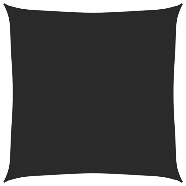 vidaXL solsejl 6x6 m 160 g/m&sup2; HDPE sort