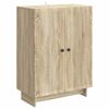 vidaXL Sideboard Sonoma-eg 66 x 34,5 x 90 cm Konstrueret tr&aelig;