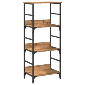 vidaXL bogskab 50x33x117,5 cm konstrueret tr&aelig; kunsteg