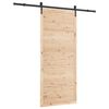 vidaXL Skyded&oslash;r 80 x 208 cm Massivt fyrretr&aelig; Naturfarvet