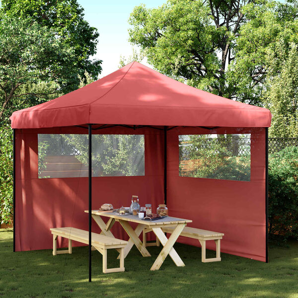 vidaXL Party Tent Bordeaux 292 x 292 x 315 cm Oxford stof