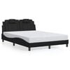 vidaXL sengeramme uden madras Viana 120x200 cm kunstl&aelig;der sort