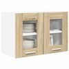 vidaXL Hængeskab Riga 2 pcs Sonoma eg 60 x 31 x 40 cm Konstrueret træ