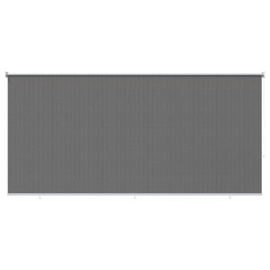 vidaXL Udend&oslash;rs rullesk&aelig;rm 90% UV blok Lysegr&aring; 240 x 140 cm HDPE
