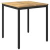 vidaXL Havemiddagstabel Hvid og sort 70 x 68,5 x 75 cm