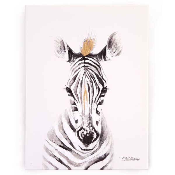 CHILDHOME oliemaleri 30x40 cm zebra