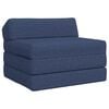 vidaXL Samlebar Sofa Seng Bl&aring; 200 x 70 x 10 cm Stof