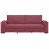 vidaXL 3-personers sofa vinrød 180 cm stof