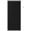 vidaXL Persienner Sort 115 x 250 cm 35 mm Massivt Paulownia Tr&aelig;