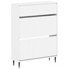 vidaXL Sko skab ZWOLLE 78 x 24 x 103 cm Konstrueret tr&aelig; Hvid