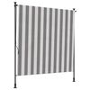 vidaXL Udend&oslash;rs Rullegardin Anthracit og hvid 100 x 270 cm