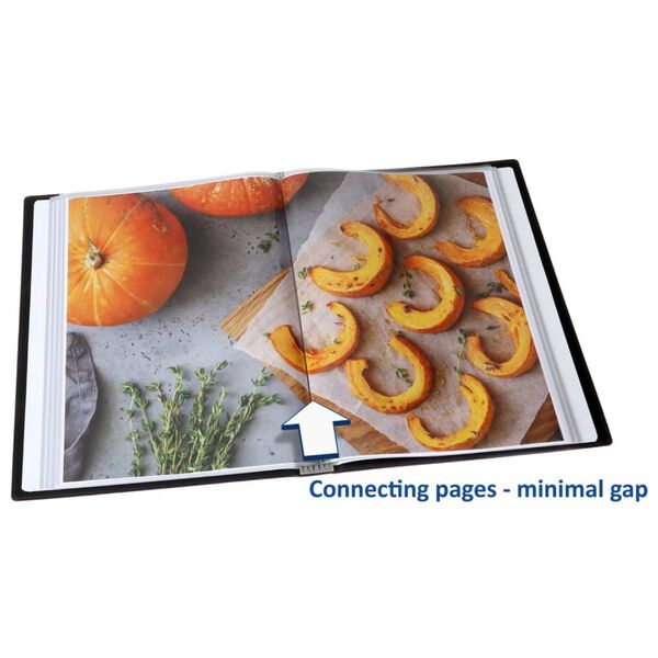 rillstab demomappe A4 120 lommer sort