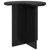 vidaXL Sidebord Sort eg &Oslash; 39 x 38 cm Konstrueret tr&aelig;