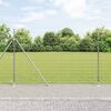 vidaXL Hegnspæl Galvaniseret 50 x 1,6 m Stål