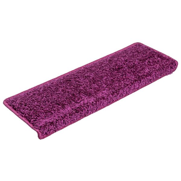 vidaXL trappem&aring;tter 15 stk. 65x21x4 cm violet rektangul&aelig;r kant