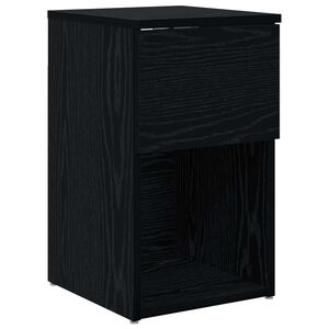 vidaXL Sengeskab Sort eg 29 x 31,5 x 49 cm Konstrueret tr&aelig;