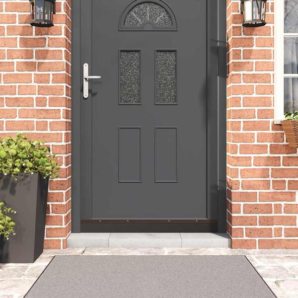 vidaXL Skruemonterede dørbørste tætninger 2 pcs Brun 100 cm