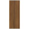 vidaXL konsolbord 105x30x80 cm konstrueret træ brun egetræsfarve