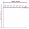 vidaXL Mørklægningsgardiner med ringe 2 pcs Grøn 140 x 140 cm