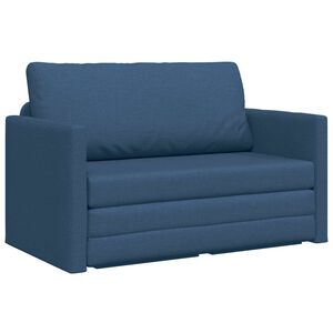 vidaXL Sovesofa Bl&aring; 124 x 71 x 78 cm Stof