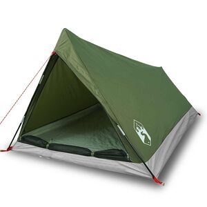 vidaXL 2-personers campingtelt vandt&aelig;t olivengr&oslash;n