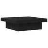 vidaXL Sofabord Sort eg 90 x 90 x 28 cm Konstrueret tr&aelig;