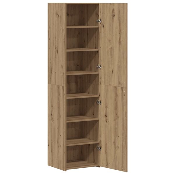 vidaXL Highboard 2 pcs Artisan Egetr&aelig; 45 x 42,5 x 185 cm