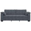 vidaXL 3-personers sofa 178 cm fløjl mørkegrå