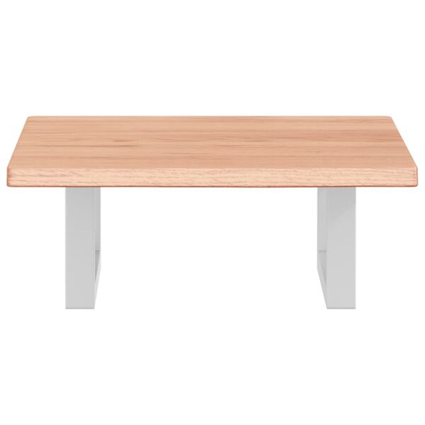 vidaXL badev&aelig;relseshylde st&aring;l og massivt egetr&aelig;