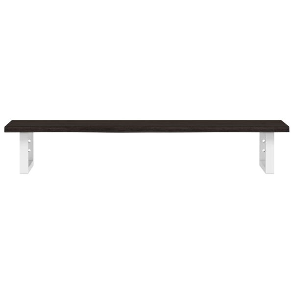 vidaXL badev&aelig;relseshylde st&aring;l og massivt egetr&aelig;