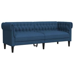 vidaXL 3-personers Chesterfield-sofa stof bl&aring;