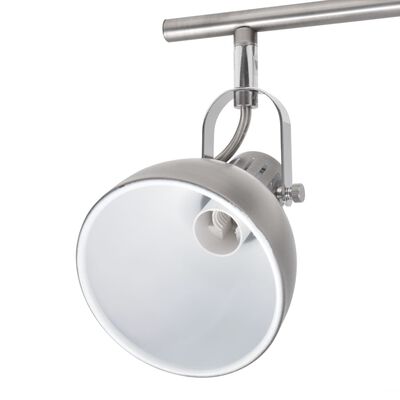 vidaXL loftslampe til 4 pærer E14 grå