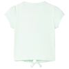 T-shirt til børn str. 92 lys mintgrøn