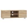 vidaXL tv-bord 120x40,5x35 cm konstrueret tr&aelig; sonoma-eg