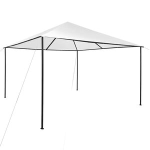 vidaXL havepavillon 4x4x3 m 180 g/m&sup2; hvid