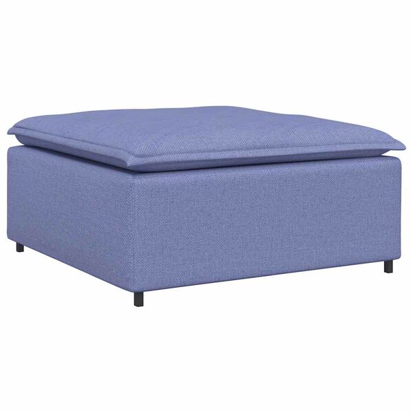 vidaXL modulær sofa fodskammel modul jeansblå 100x100x48 cm
