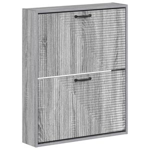 vidaXL V&aelig;gmonteret Skoskab HAARLEM 71 x 17 x 86 cm Konstrueret tr&aelig;