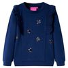 vidaXL Sweatshirt til b&oslash;rn str. 128 marinebl&aring;