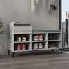 vidaXL skoskab 102x36x60 cm konstrueret tr&aelig; gr&aring; sonoma-eg