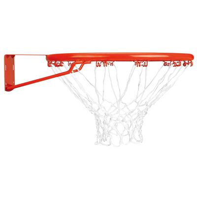 Avento basketballkurv med net orange
