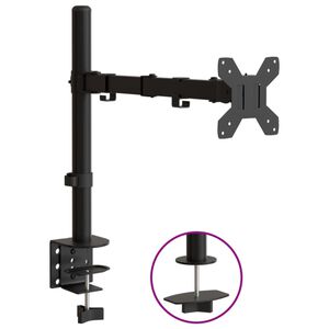 vidaXL sk&aelig;rmstativ VESA 75/100 mm st&aring;l sort