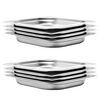 vidaXL gastronorm beholder 8 stk. GN 1/1 40 mm rustfrit st&aring;l
