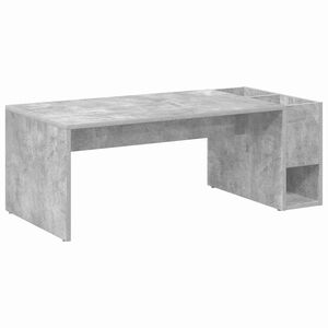 vidaXL Sofabord Beton Gr&aring; 101,5 x 50 x 37 cm Konstrueret tr&aelig;