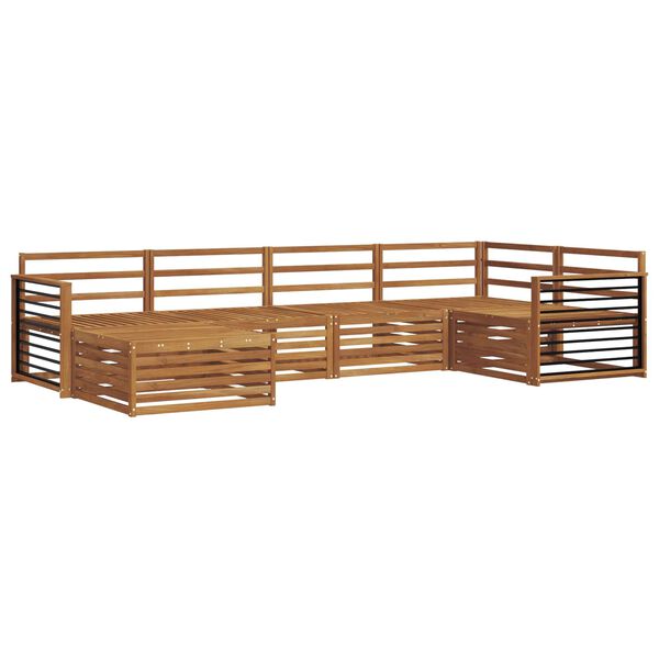 vidaXL Udend&oslash;rs sofagruppe 6 pcs Naturfarvet