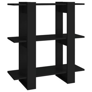vidaXL bogreol/rumdeler 80x30x87 cm sort
