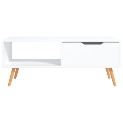 vidaXL sofabord 100x49,5x43 cm spånplade hvid