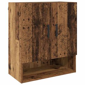 vidaXL V&aelig;gmonteret skab 60 x 31 x 70 cm Konstrueret tr&aelig; Gammelt tr&aelig;